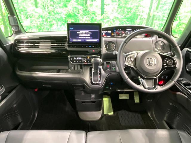 Ｎ－ＢＯＸカスタム Ｌターボ　純正９インチナビ　両側電動スライド　バックカメラ　ターボ　ドラレコ　ＥＴＣ　レーダークルーズ　フルセグ　電子パーキング　Ｂｌｕｅｔｏｏｔｈ　ハーフレザーシート　スマートキー　ＬＥＤヘッド（2枚目）