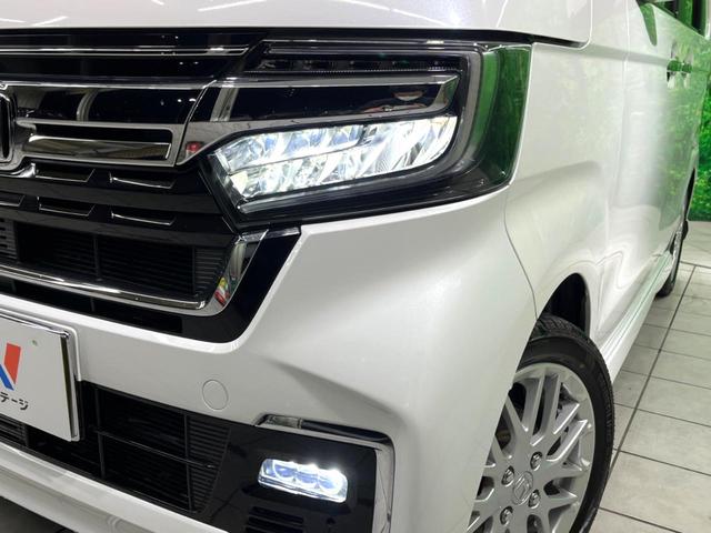 Ｎ－ＢＯＸカスタム Ｌターボ　純正９インチナビ　両側電動スライド　バックカメラ　ターボ　ドラレコ　ＥＴＣ　レーダークルーズ　フルセグ　電子パーキング　Ｂｌｕｅｔｏｏｔｈ　ハーフレザーシート　スマートキー　ＬＥＤヘッド（13枚目）