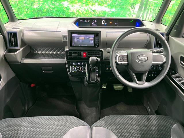 タント カスタムＲＳ　純正ナビ　バックカメラ　両側電動スライド　ターボ　ＥＴＣ　衝突軽減　コーナーセンサー　シートヒーター　ハーフレザーシート　フルセグ　Ｂｌｕｅｔｏｏｔｈ　ＬＥＤヘッド　スマートキー　電動格納ミラー（2枚目）