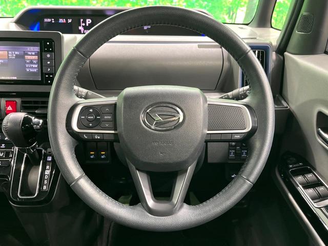 タント カスタムＲＳ　純正ナビ　バックカメラ　両側電動スライド　ターボ　ＥＴＣ　衝突軽減　コーナーセンサー　シートヒーター　ハーフレザーシート　フルセグ　Ｂｌｕｅｔｏｏｔｈ　ＬＥＤヘッド　スマートキー　電動格納ミラー（12枚目）