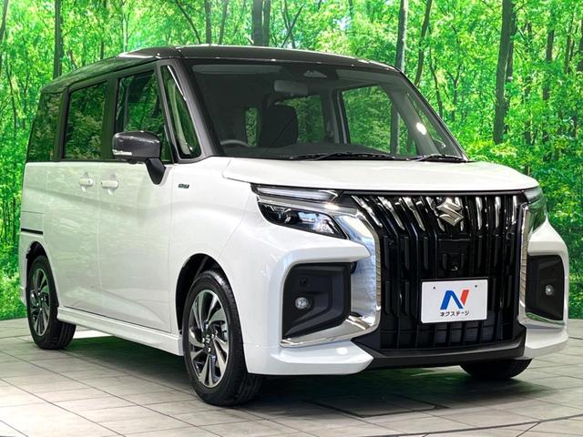 ソリオバンディット ハイブリッドＭＶ　登録済未使用車　両側電動ドア　全周囲カメラ　衝突被害軽減システム　レーダークルーズ　コーナーセンサー　スマートキー　ＬＥＤヘッド　純正１５インチアルミ（17枚目）