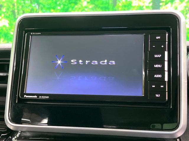 スペーシアカスタム ハイブリッドＧＳ　電動スライドドア　ＳＤナビ　バックカメラ　衝突被害軽減システム　禁煙車　シートヒーター　ドラレコ　コーナーセンサー　スマートキー　ＬＥＤヘッド　純正１４インチアルミ　オートライト　オートエアコン（4枚目）