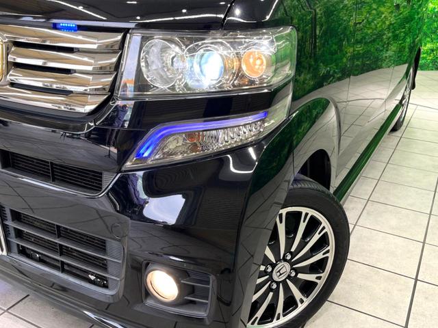Ｎ－ＢＯＸカスタム Ｇ・ターボパッケージ　ターボ　両側電動ドア　ＳＤナビ　バックカメラ　禁煙車　スマートキー　ＨＩＤヘッド　ＥＴＣ　クルコン　純正１５インチアルミ　オートライト　オートエアコン　Ｂｌｕｅｔｏｏｔｈ接続　ＤＶＤ再生（12枚目）