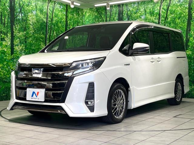 ノア ハイブリッドSi フリップダウン 両側電動ドア 純正9インチナビ バックカメラ 衝突軽減 禁煙車 ドラレコ コーナーセンサー スマートキー LEDヘッド ビルトインETC レーダークルーズ 純正16インチアルミ(29枚目)