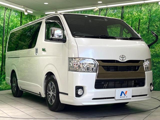 ハイエースバン スーパーＧＬ　ダークプライムＩＩ　両側電動ドア　純正ＳＤナビ　後席モニター　全周囲カメラ　衝突被害軽減システム　禁煙車　ハーフレザーシート　コーナーセンサー　スマートキー　ＬＥＤヘッド　ＥＴＣ２．０　クルコン　純正１５インチアルミ（28枚目）