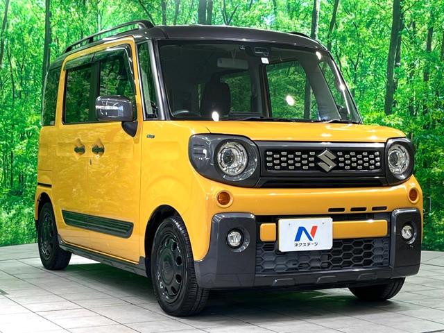 スペーシアギア ハイブリッドＸＺ　両側電動ドア　衝突被害軽減システム　禁煙車　コーナーセンサー　スマートキー　ＬＥＤヘッド　ＥＴＣ　純正１４インチアルミ　オートハイビーム　オートライト　オートエアコン　Ｂｌｕｅｔｏｏｔｈ　ＣＤ（17枚目）