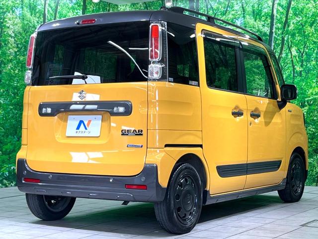 スペーシアギア ハイブリッドＸＺ　両側電動ドア　衝突被害軽減システム　禁煙車　コーナーセンサー　スマートキー　ＬＥＤヘッド　ＥＴＣ　純正１４インチアルミ　オートハイビーム　オートライト　オートエアコン　Ｂｌｕｅｔｏｏｔｈ　ＣＤ（18枚目）