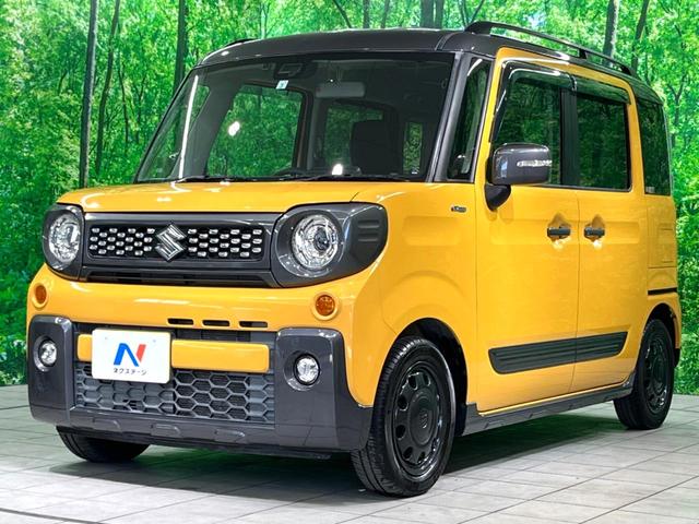 スペーシアギア ハイブリッドＸＺ　両側電動ドア　衝突被害軽減システム　禁煙車　コーナーセンサー　スマートキー　ＬＥＤヘッド　ＥＴＣ　純正１４インチアルミ　オートハイビーム　オートライト　オートエアコン　Ｂｌｕｅｔｏｏｔｈ　ＣＤ（22枚目）