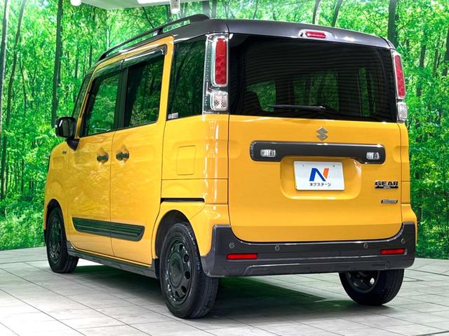 スペーシアギア ハイブリッドＸＺ　両側電動ドア　衝突被害軽減システム　禁煙車　コーナーセンサー　スマートキー　ＬＥＤヘッド　ＥＴＣ　純正１４インチアルミ　オートハイビーム　オートライト　オートエアコン　Ｂｌｕｅｔｏｏｔｈ　ＣＤ（23枚目）