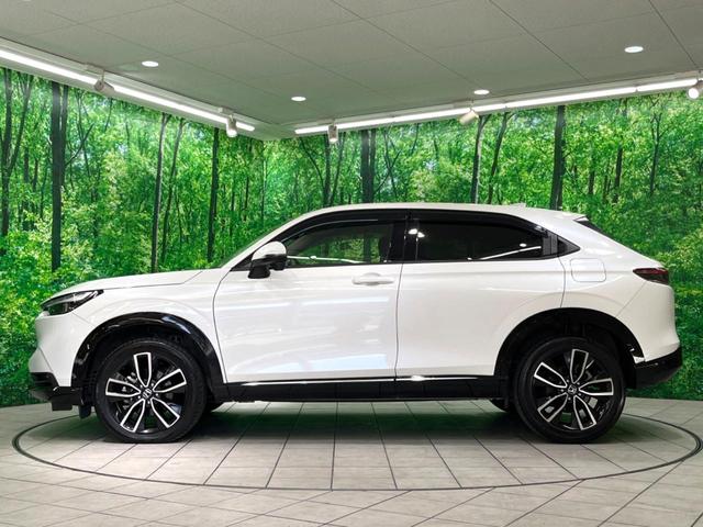 ヴェゼル e:HEV Z 10インチフローティングナビ バックカメラ 寒冷地仕様 衝突軽減 電動リアゲート ハーフレザーシート ドラレコ コーナーセンサー スマートキー LEDヘッド ETC 純正16インチアルミ(24枚目)