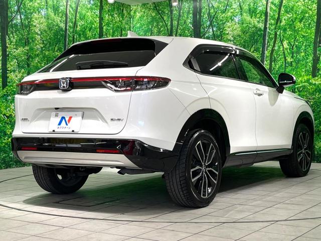 ヴェゼル e:HEV Z 10インチフローティングナビ バックカメラ 寒冷地仕様 衝突軽減 電動リアゲート ハーフレザーシート ドラレコ コーナーセンサー スマートキー LEDヘッド ETC 純正16インチアルミ(27枚目)