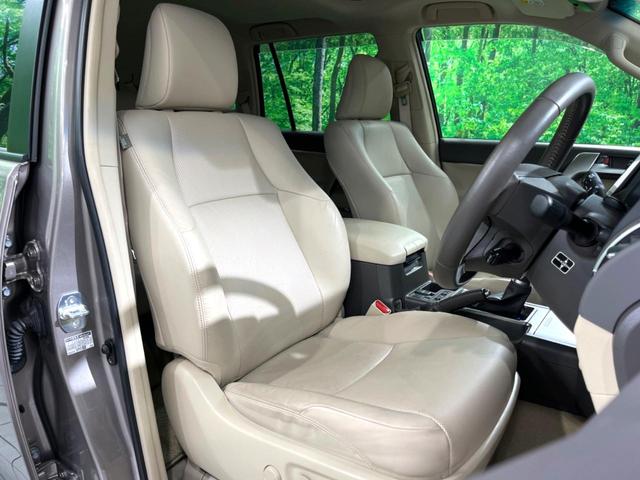 ランドクルーザープラド ＴＸ　Ｌパッケージ　後期　サンルーフ　７人　ベージュ革内装　ブラックルーフレール　純正７インチナビ　ＥＴＣ　ドラレコ　衝突軽減　レーダークルーズ（9枚目）