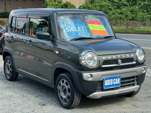 ハスラー Ｇ　衝突被害軽減ブレーキ　社外メモリーナビ　ＴＶ　ＤＶＤ再生　ＥＴＣ　ドラレコ　シートヒーター　ベンチシート　アイドリングストップ　スマートキー　プッシュスタート　ドアバイザー　横滑り防止機能　禁煙車（6枚目）