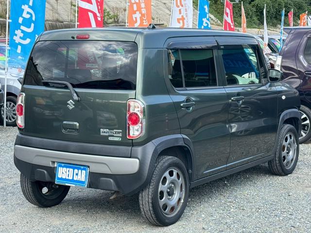 ハスラー Ｇ　衝突被害軽減ブレーキ　社外メモリーナビ　ＴＶ　ＤＶＤ再生　ＥＴＣ　ドラレコ　シートヒーター　ベンチシート　アイドリングストップ　スマートキー　プッシュスタート　ドアバイザー　横滑り防止機能　禁煙車（8枚目）