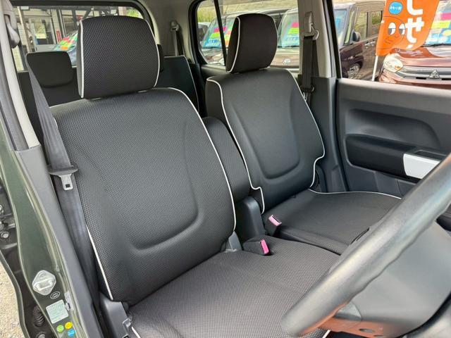 ハスラー Ｇ　衝突被害軽減ブレーキ　社外メモリーナビ　ＴＶ　ＤＶＤ再生　ＥＴＣ　ドラレコ　シートヒーター　ベンチシート　アイドリングストップ　スマートキー　プッシュスタート　ドアバイザー　横滑り防止機能　禁煙車（13枚目）