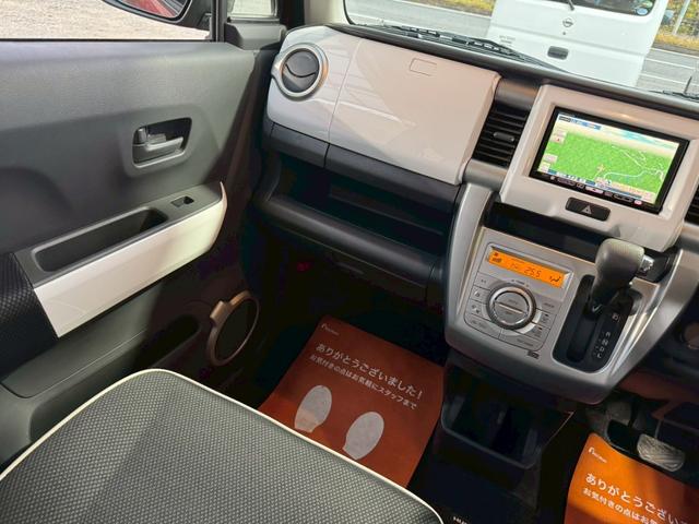 ハスラー G 衝突被害軽減ブレーキ 社外メモリーナビ DVD再生 TV ETC シートヒーター アイドリングストップ スマートキー プッシュスタート ドアバイザー 横滑り防止 電格ミラー ヘッドライトレベライザー(18枚目)