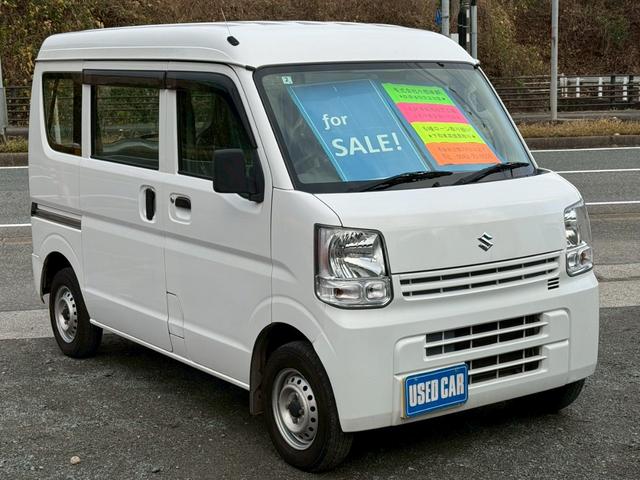 エブリイ ＰＡ　ハイルーフ　５ＡＧＳ　車４人乗　集中ドアロック　両側スライドドア　ヘッドライトレベライザー　エアコン　パワステ　ダブルエアバッグ　フルフラットシート　ドアバイザー　スペアキー　禁煙車　定期点検記録簿（7枚目）