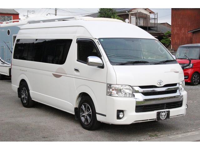 ハイエースバン ＲＶビックフット　リトルノオクタービアＭ　ＦＦヒーター　１５００Ｗインバーター　冷蔵庫　ソーラーパネル（２枚）　シンク　ＩＨコンロ　レンジ　ツインサブＢＴ　走行充電　外部充電　マックスファン　フリップダウンモニター　リアスピーカー　１オーナー（19枚目）
