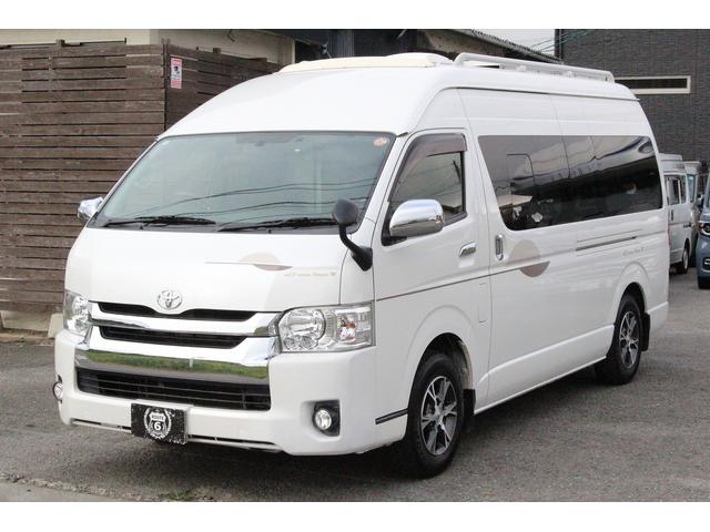 ハイエースバン ＲＶビックフット　リトルノオクタービアＭ　ＦＦヒーター　１５００Ｗインバーター　冷蔵庫　ソーラーパネル（２枚）　シンク　ＩＨコンロ　レンジ　ツインサブＢＴ　走行充電　外部充電　マックスファン　フリップダウンモニター　リアスピーカー　１オーナー（26枚目）
