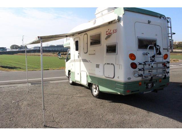 カムロード バンテック　ジル５２０　４ＷＤ　ウィンドウエアコン　ＦＦヒーター　トイレ　シャワー　温水ボイラー　３ＷＡＹ冷蔵庫　サブバッテリー　走行充電　外部充電　架装部ＴＶ　ルーフベント　オーニング　サイクルキャリア　走行用リアクーラー（27枚目）