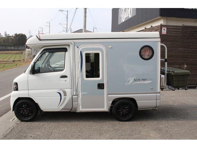 ＮＴ１００クリッパートラック スリーセブン　インディ７２７　１２Ｖクーラー　新品２００Ａｈリチウムバッテリー　ＦＦヒーター　新品走行充電器　新品外部充電器　新品フレキシブルソーラーパネル　シンク　リアスピーカー　前後ドライブレコーダー　ポップアップルーフ車（32枚目）