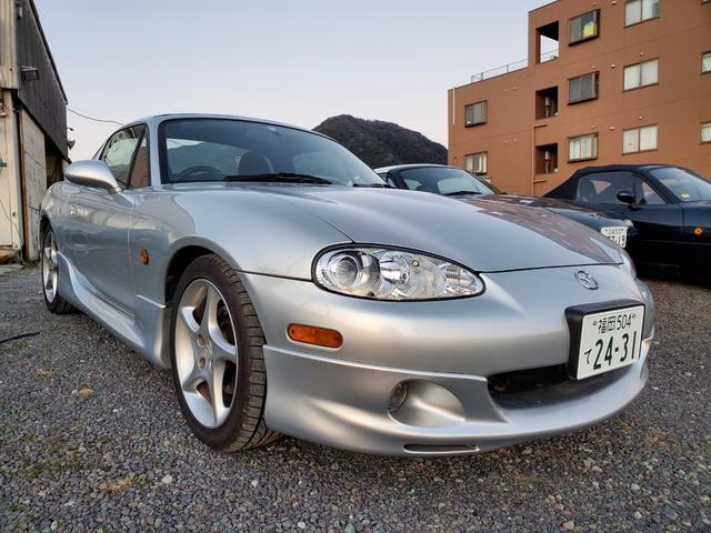 ロードスター ＲＳ－ＩＩ　テイン車高調　ＯＳ技研ＬＳＤ　ＥＴＣ　キーレス　エアバッグ　ＡＣ　ＰＳ　ＰＷ　６速マニュアル　型式ＮＢ８Ｃ（2枚目）