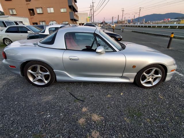 ロードスター ＲＳ－ＩＩ　テイン車高調　ＯＳ技研ＬＳＤ　ＥＴＣ　キーレス　エアバッグ　ＡＣ　ＰＳ　ＰＷ　６速マニュアル　型式ＮＢ８Ｃ（4枚目）