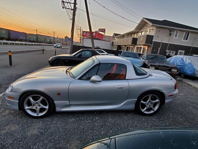 ロードスター ＲＳ－ＩＩ　テイン車高調　ＯＳ技研ＬＳＤ　ＥＴＣ　キーレス　エアバッグ　ＡＣ　ＰＳ　ＰＷ　６速マニュアル　型式ＮＢ８Ｃ（9枚目）