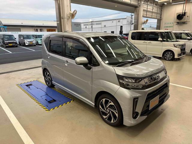 ムーヴ カスタム　ＲＳ　ハイパーＳＡＩＩＩ　ターボエンジン　インパネシフト　プッシュスタートスイッチ　電子カードキー　衝突回避支援システム　アルミホイール　レーンアシスト（6枚目）