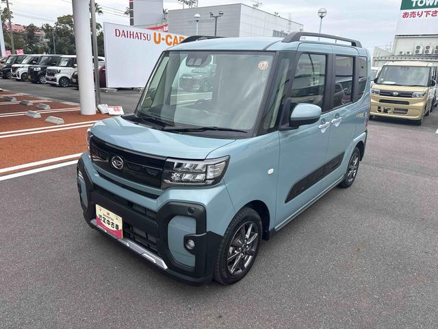 タント ファンクロス　インパネシフト　プッシュスタートスイッチ　電子カードキー　電動パーキングブレーキ　電動スライドドア　衝突軽減システム　レーンキープアシスト　ＡＢＳ　アルミホイール（7枚目）