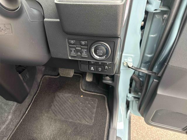 タント ファンクロス　インパネシフト　プッシュスタートスイッチ　電子カードキー　電動パーキングブレーキ　電動スライドドア　衝突軽減システム　レーンキープアシスト　ＡＢＳ　アルミホイール（24枚目）