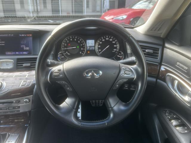 フーガハイブリッド ベースグレード スマートキー BOSEサウンド 本革シート AFS ナビ TV Bluetooth ローダウン WORKシュバート20インチアルミ Bカメラ ETC(31枚目)