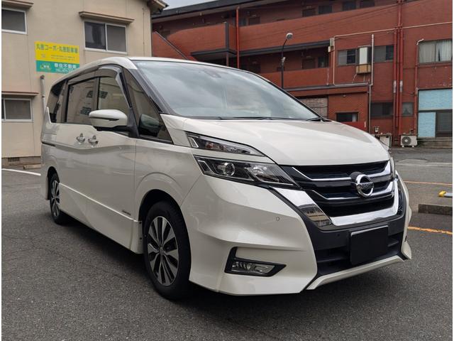 セレナ ハイウェイスター　ＶセレクションＩＩ　フルセグナビ　ＴＶ　Ｂｌｕｅｔｏｏｔｈ　Ｂカメラ　ワイドモニター　後席フラップモニター　両側Ｐスラ　Ｐアシスト　Ａビュー　Ｓハイブリッド　アイドルストップ　ＥＴＣ　前後ドラレコ　デジタルミラー　禁煙（6枚目）