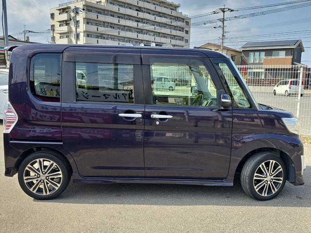 タント カスタムＲＳ　ＳＡ　ＥＴＣ　バックカメラ　両側電動スライドドア　ナビ　ＴＶ　衝突被害軽減システム　オートライト　ＬＥＤヘッドランプ　スマートキー　アイドリングストップ　電動格納ミラー　ベンチシート　ＣＶＴ（14枚目）
