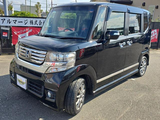 Ｎ－ＢＯＸカスタム Ｇ　ＳＳパッケージ　ＥＴＣ　バックカメラ　両側電動スライドドア　ナビ　オートライト　ＨＩＤ　スマートキー　アイドリングストップ　電動格納ミラー　ベンチシート　ＣＶＴ　盗難防止システム　ＡＢＳ　ＥＳＣ　ＣＤ　ＵＳＢ（13枚目）