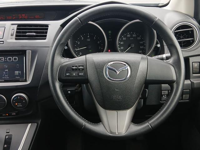 プレマシー 20S ETC 両側電動スライドドア スマートキー アイドリングストップ 電動格納ミラー 3列シート ウォークスルー AT アルミホイール CD Bluetooth 盗難防止システム 衝突安全ボディ ABS(3枚目)