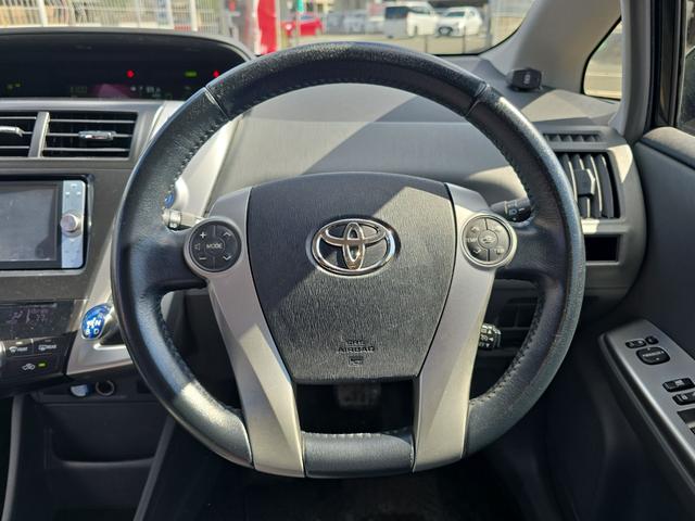 プリウスアルファ Gツーリングセレクション ETC バックカメラ ナビ TV クリアランスソナー オートクルーズコントロール アルミホイール オートライト ヘッドライトウォッシャー スマートキー 電動格納ミラー CVT 盗難防止システム(3枚目)