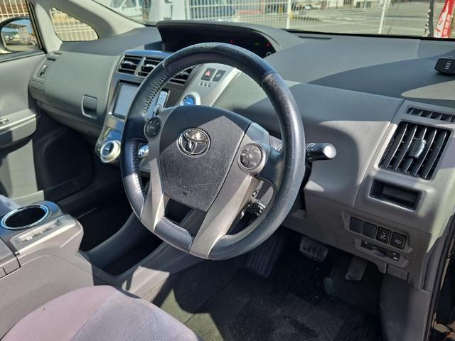 プリウスアルファ Gツーリングセレクション ETC バックカメラ ナビ TV クリアランスソナー オートクルーズコントロール アルミホイール オートライト ヘッドライトウォッシャー スマートキー 電動格納ミラー CVT 盗難防止システム(35枚目)