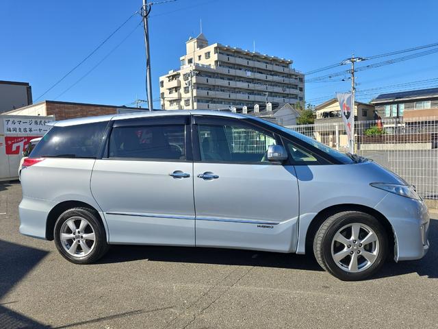 エスティマハイブリッド X 4WD ETC バックカメラ ナビ TV オートクルーズコントロール 両側電動スライドドア オートライト HID スマートキー 3列シート CVT アルミホイール CD USB Bluetooth(14枚目)