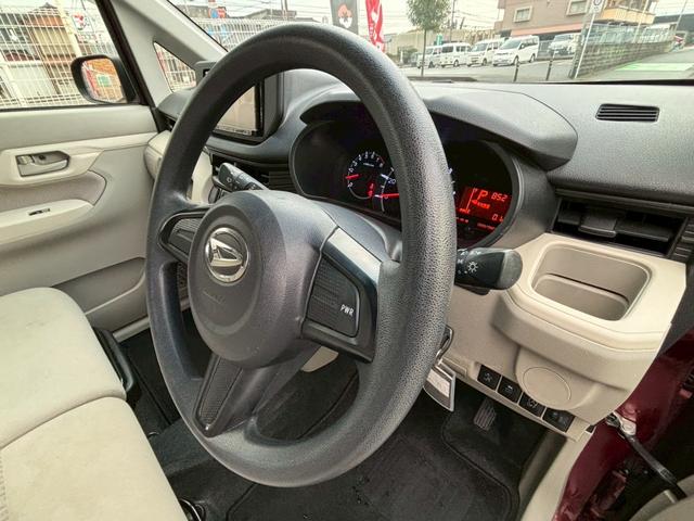 ムーヴ Ｌ　ＳＡＩＩ　ナビ　ＴＶ　クリアランスソナー　衝突被害軽減システム　キーレスエントリー　アイドリングストップ　電動格納ミラー　ベンチシート　ＣＶＴ　盗難防止システム　ＡＢＳ　ＥＳＣ　ＣＤ　ＵＳＢ　Ｂｌｕｅｔｏｏｔｈ（24枚目）