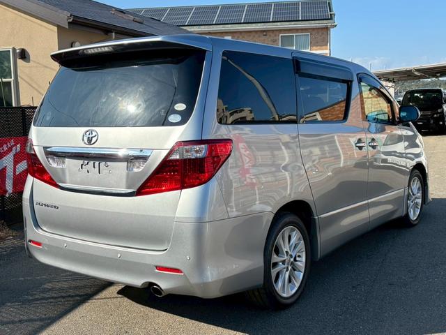 アルファード 240S 4WD ETC バックカメラ ナビ TV クリアランスソナー 両側電動スライドドア HID スマートキー 電動格納ミラー 後席モニター 3列シート CVT アルミホイール CD DVD再生(17枚目)