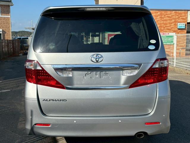 アルファード 240S 4WD ETC バックカメラ ナビ TV クリアランスソナー 両側電動スライドドア HID スマートキー 電動格納ミラー 後席モニター 3列シート CVT アルミホイール CD DVD再生(18枚目)