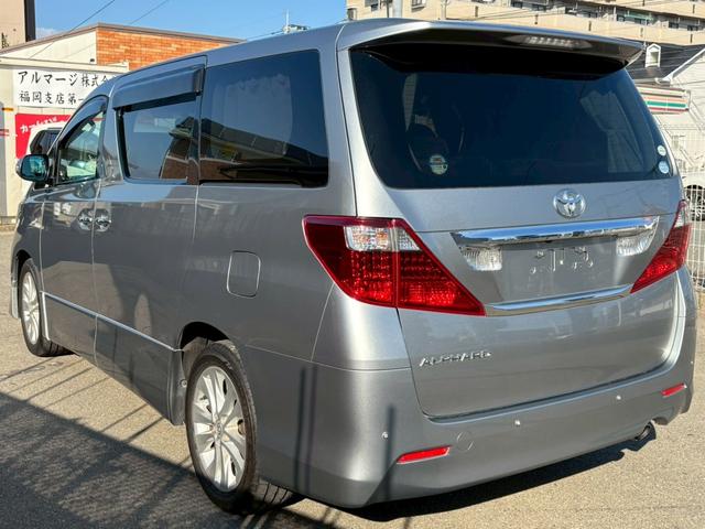 アルファード 240S 4WD ETC バックカメラ ナビ TV クリアランスソナー 両側電動スライドドア HID スマートキー 電動格納ミラー 後席モニター 3列シート CVT アルミホイール CD DVD再生(19枚目)