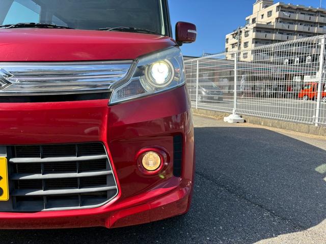 スペーシアカスタム ＴＳ　ＥＴＣ　バックカメラ　両側電動スライドドア　ナビ　ＴＶ　衝突被害軽減システム　オートライト　ＨＩＤ　スマートキー　アイドリングストップ　電動格納ミラー　ベンチシート　ＣＶＴ　盗難防止システム　ＡＢＳ（22枚目）