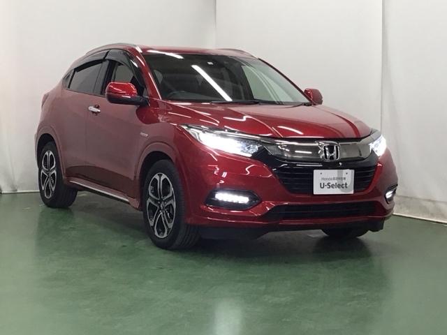 ヴェゼル ハイブリッドＺ・ホンダセンシング　ドラレコ　ナビ　Ｒカメラ　ブルートゥース　ダブルエアバック　セキュリティアラーム　パワーウィンド　バックアイカメラ　横滑り防止システム　スマ－トキ－　シートヒーター付　ＬＥＤヘッドランプ　フルセ（7枚目）