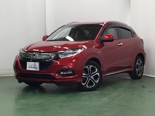 ヴェゼル ハイブリッドＺ・ホンダセンシング　ドラレコ　ナビ　Ｒカメラ　ブルートゥース　ダブルエアバック　セキュリティアラーム　パワーウィンド　バックアイカメラ　横滑り防止システム　スマ－トキ－　シートヒーター付　ＬＥＤヘッドランプ　フルセ（9枚目）