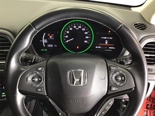 ヴェゼル ハイブリッドＺ・ホンダセンシング　ドラレコ　ナビ　Ｒカメラ　ブルートゥース　ダブルエアバック　セキュリティアラーム　パワーウィンド　バックアイカメラ　横滑り防止システム　スマ－トキ－　シートヒーター付　ＬＥＤヘッドランプ　フルセ（21枚目）