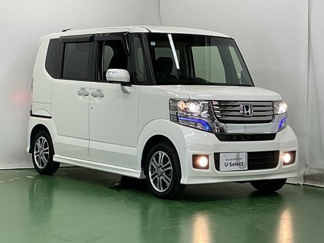 Ｎ－ＢＯＸカスタム ＧＳＳパッケージ　ナビ　Ｒカメラ　ブルートゥース　ワンセグ　両側パワ－スライドドア　整備記録簿　スマ－トキ－　Ｂカメ　ＥＴＣ付き　エアコン　ＥＳＣ　Ａ－ＳＴＯＰ　盗難防止システム　パワーウィンドウ　ＤＶＤ　ＡＢＳ（7枚目）