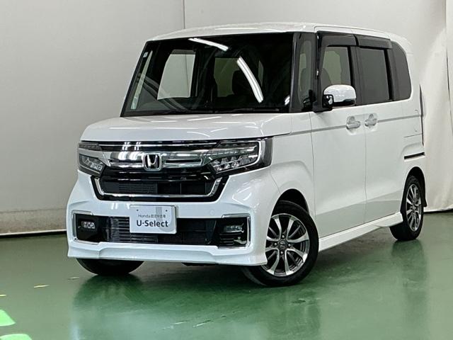 N-BOXカスタム L ドラレコ ナビ Rカメラ ブルートゥース 両席エアバック Bモニタ ブレーキサポート セキュリティー LEDランプ キーレスエントリー 記録簿 SRS 横滑り防止機能 片側電動両側スライドドア PW(10枚目)