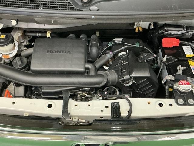 N-BOXカスタム L ドラレコ ナビ Rカメラ ブルートゥース 両席エアバック Bモニタ ブレーキサポート セキュリティー LEDランプ キーレスエントリー 記録簿 SRS 横滑り防止機能 片側電動両側スライドドア PW(35枚目)